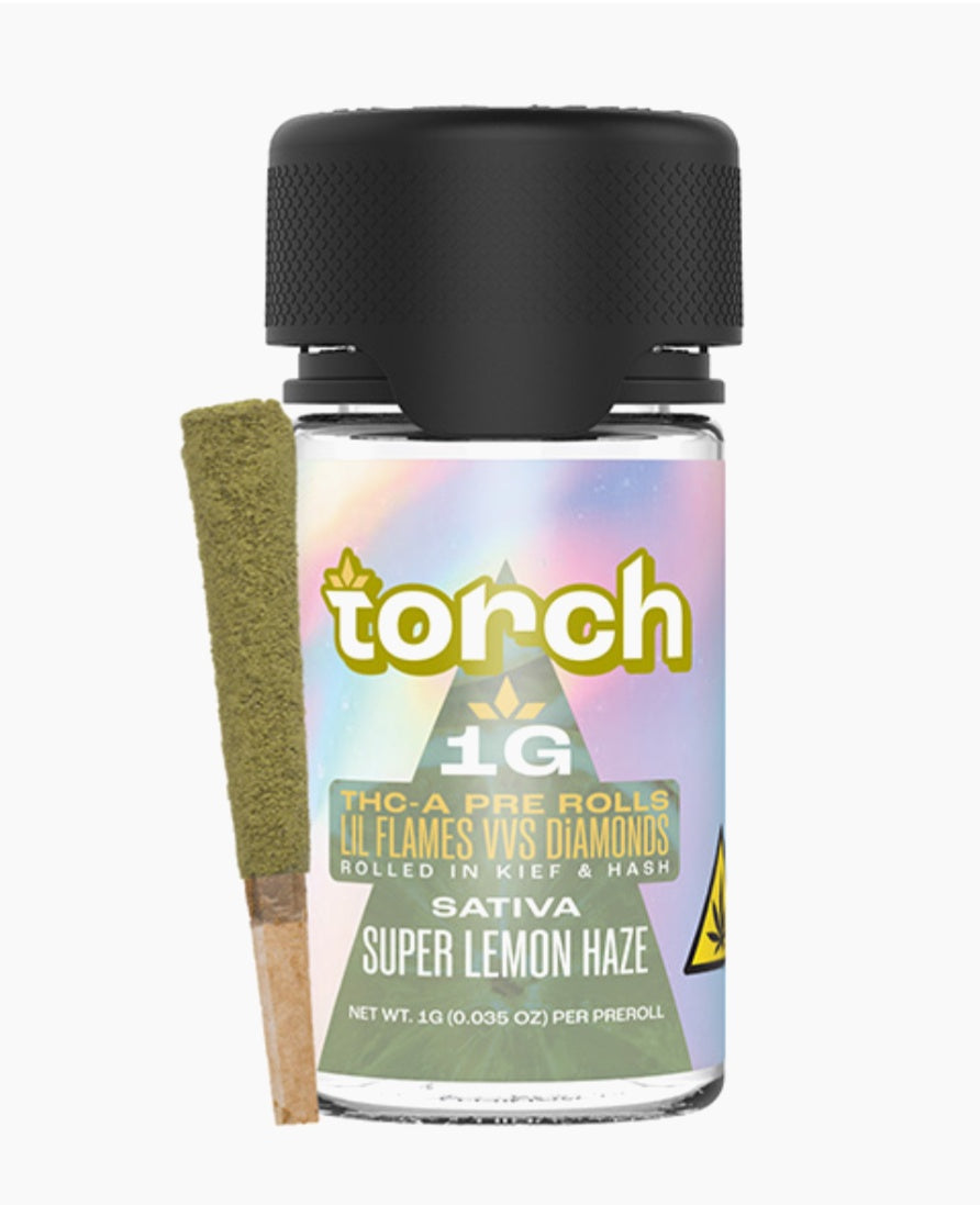 TORCH THC-A LIL FLAMES VVS DIAMOND PRE-ROLLS | (4CT) 4G