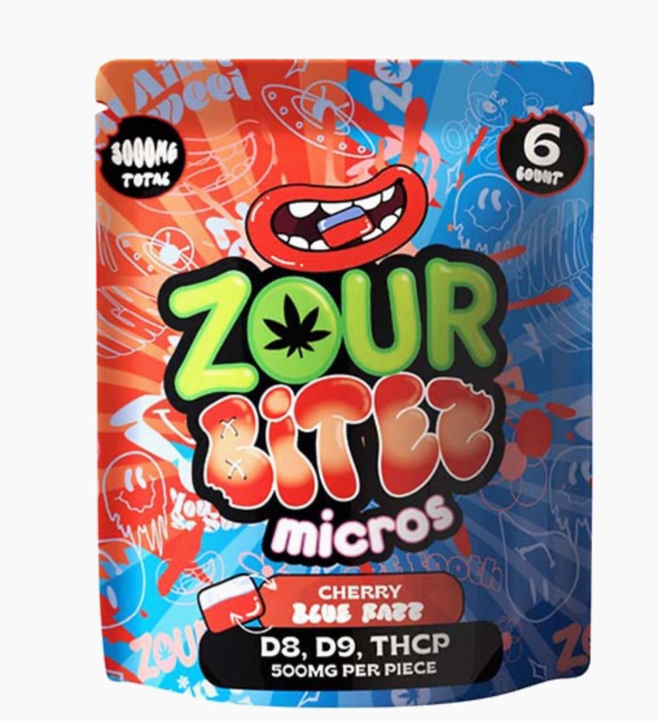 ZOUR BITEZ MICROS | (6CT) 3000MG