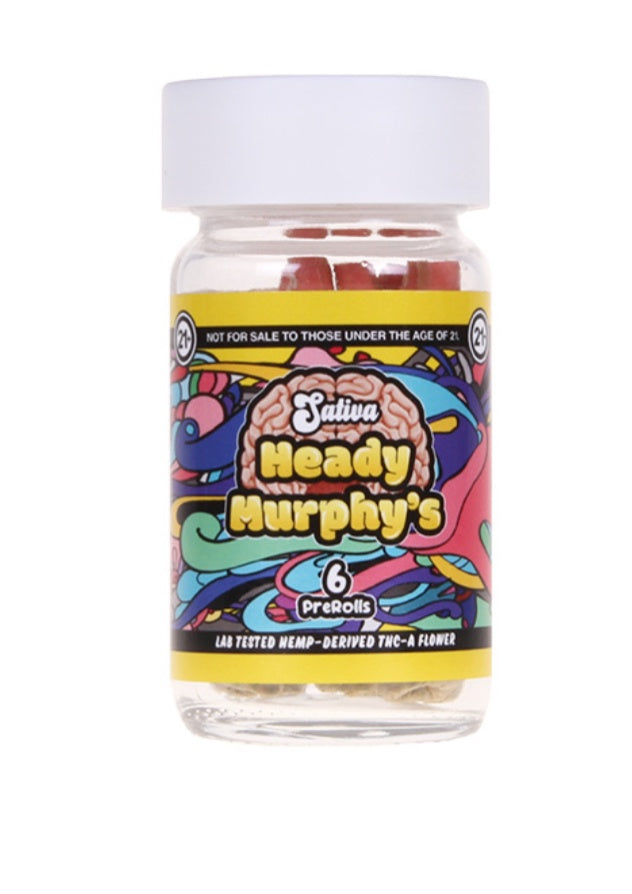 Heady Murphy’s THCA Prerolls | (6ct) 4.5g