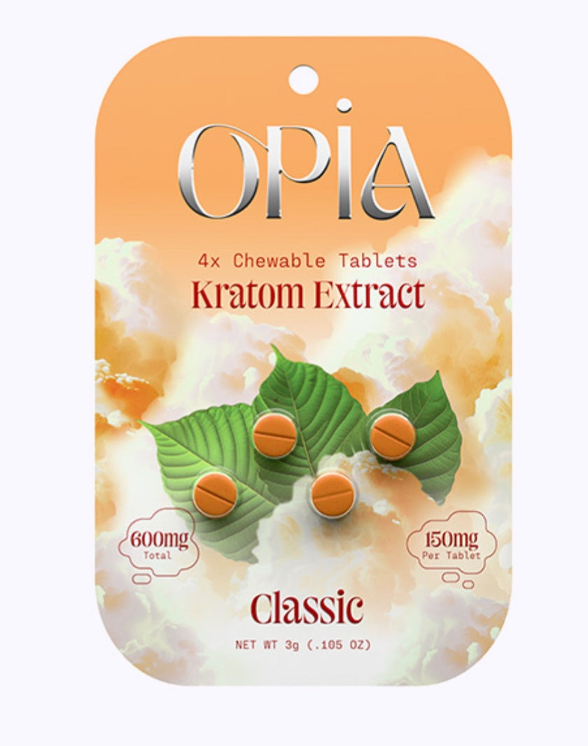 Opia Kratom Tablets | (4ct) 600mg