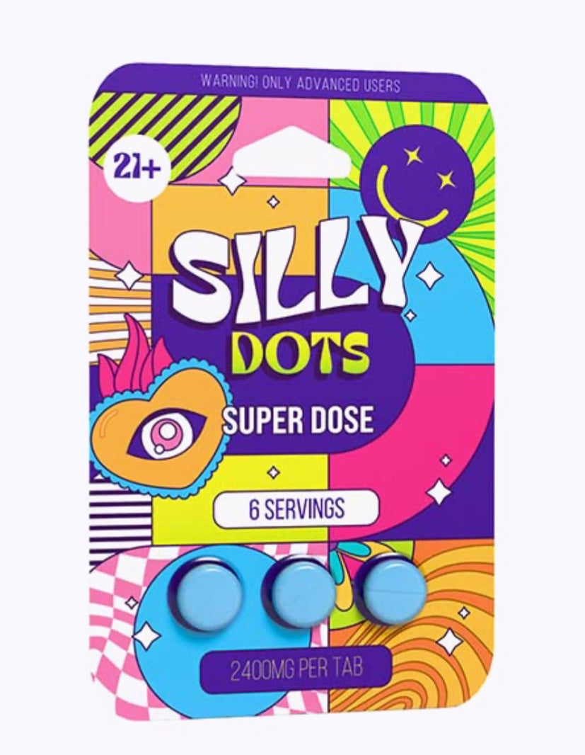 Purple Silly Dots Super Dose | (3ct) 7200mg