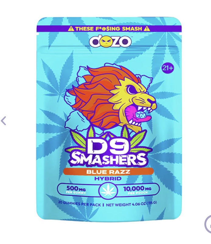 Dozo D9 Smashers Gummies | (20ct) 10000mg