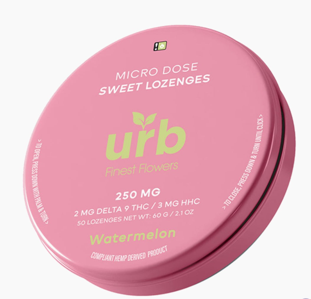 URB D9 + HHC MICRO DOSE LOZENGES | 250MG