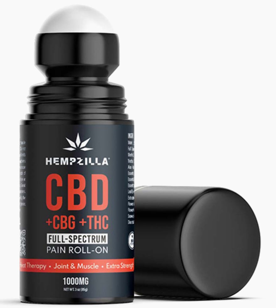 HEMPZILLA FULL SPECTRUM PAIN ROLL-ON | 1000MG