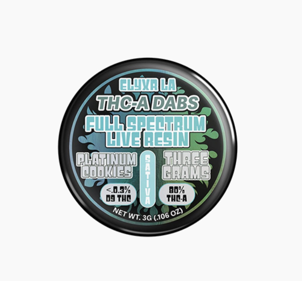 ELYXR THC-A LIVE RESIN DABS | 3G