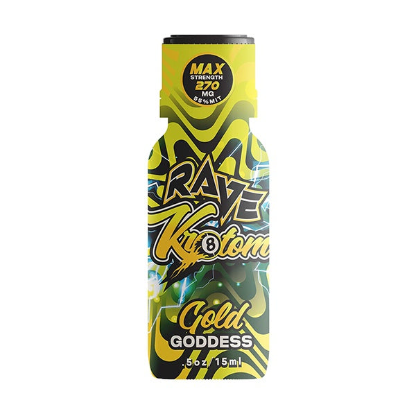 Purlyf Rave Kratom Gold Goddess Shot | 15ml