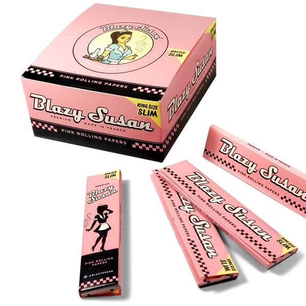 Blazy Susan Pink Rolling Papers