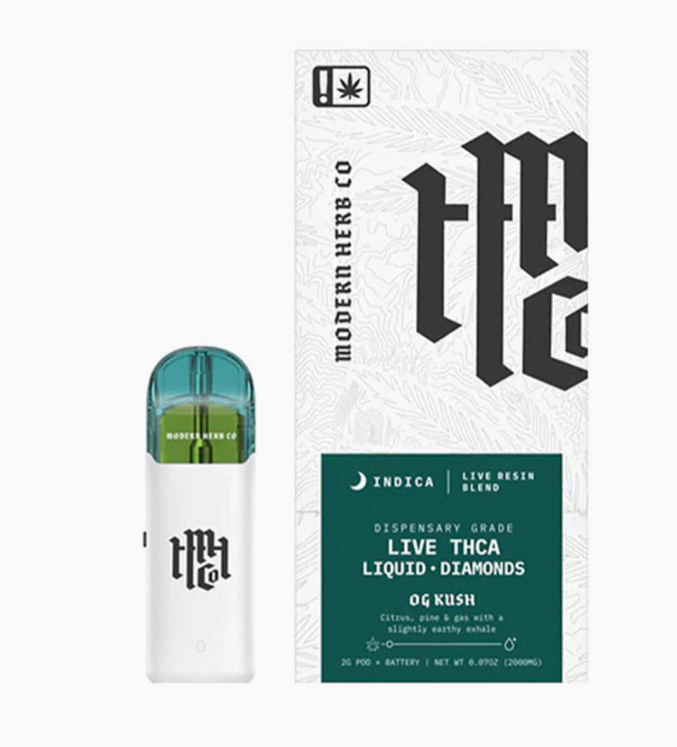 MODERN HERB CO THCA LIVE RESIN LIQUID DIAMONDS POD KIT | 2G