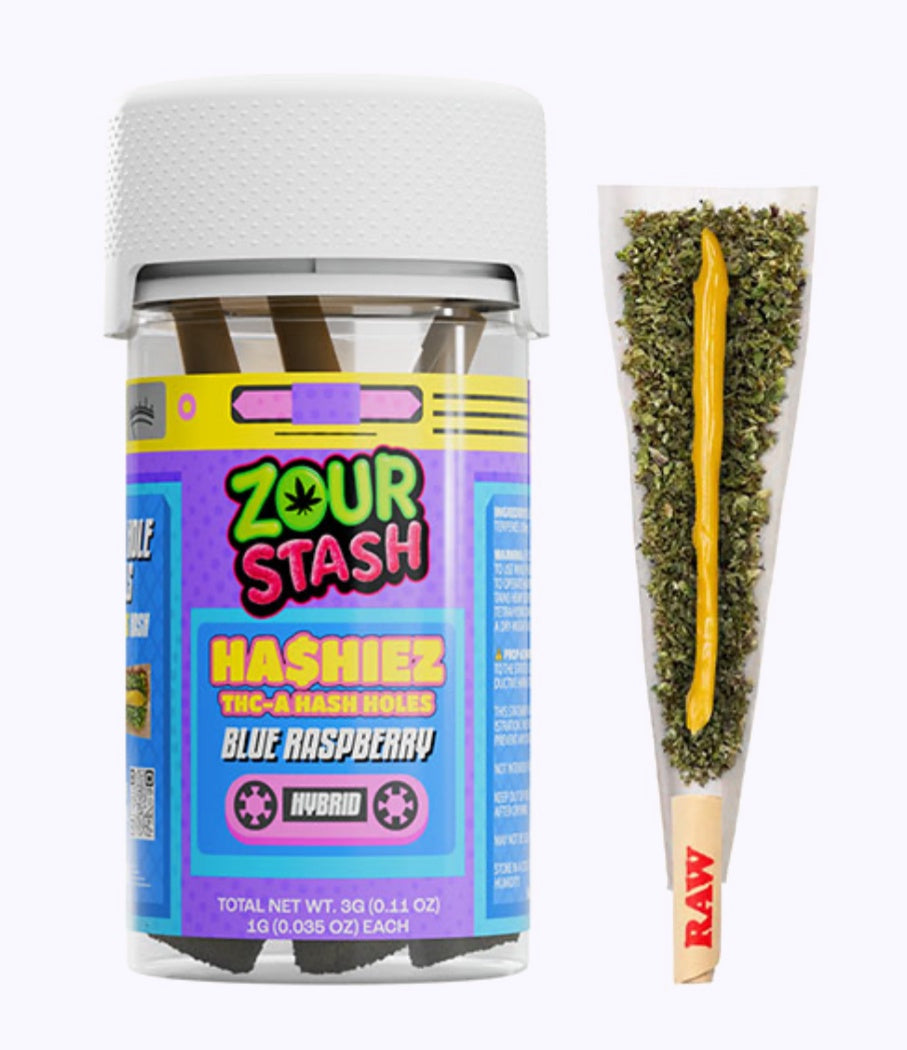 Zour Stash Hashiez THCA Pre-Rolls | (3ct) 3g