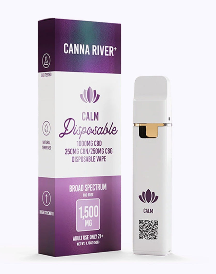 Canna River CBD Calm Broad Spectrum Disposable | 2g