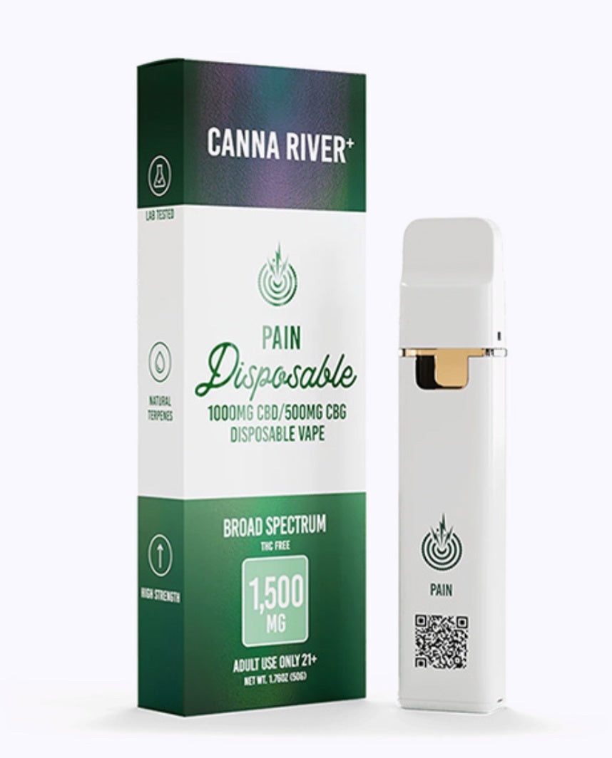 Canna River CBD Pain Broad Spectrum Disposable | 2g