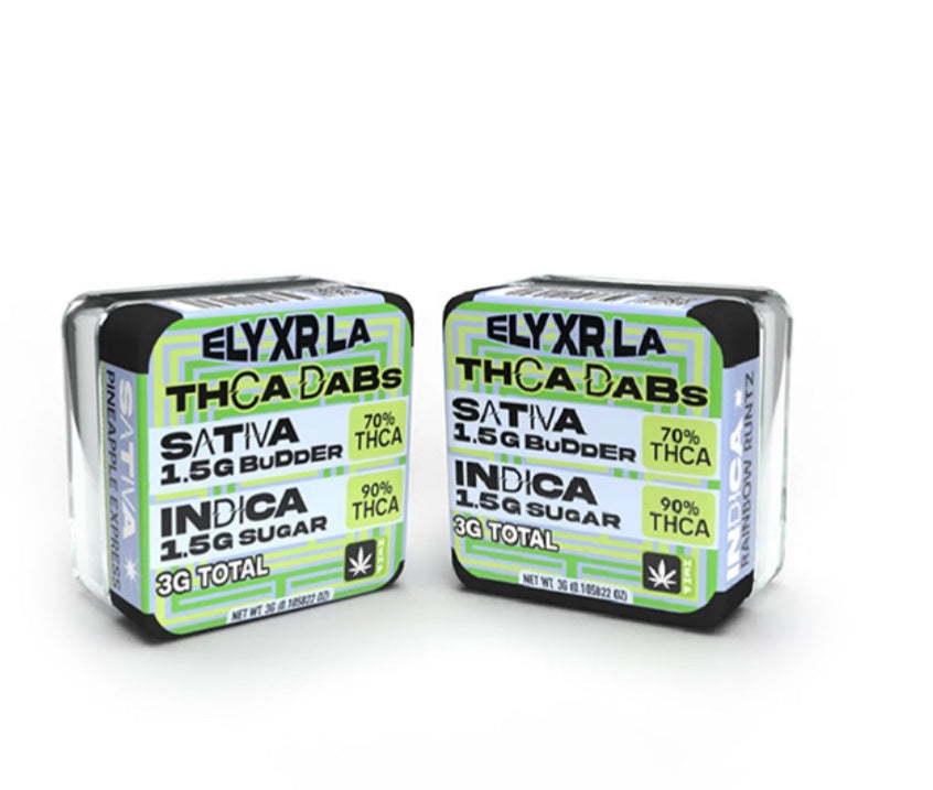 Elyxr THC-A Sugar & Budder Combo Dabs | 3g