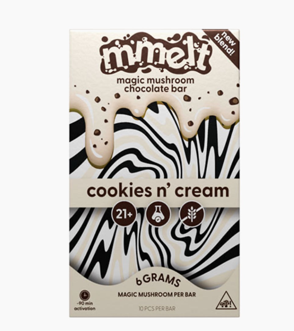 MMELT MUSHROOM CHOCOLATE BAR BY CALI EXTRAX | 10 COUNT